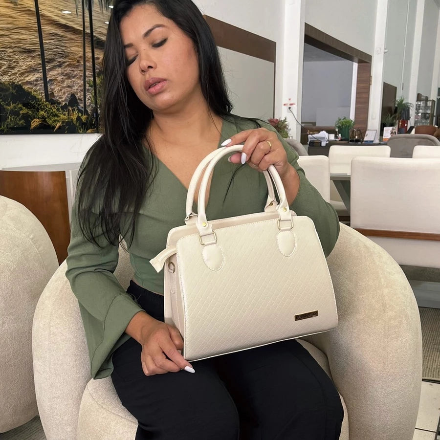 Bolsa Executiva Feminina com Estrutura Rígida  | Bella & Finna