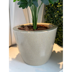 Planta Artificial Bananinha + Vaso Polietileno Cores