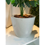 Planta Artificial Bananinha + Vaso Polietileno Cores