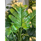 Planta Artificial Bananinha + Vaso Polietileno Cores