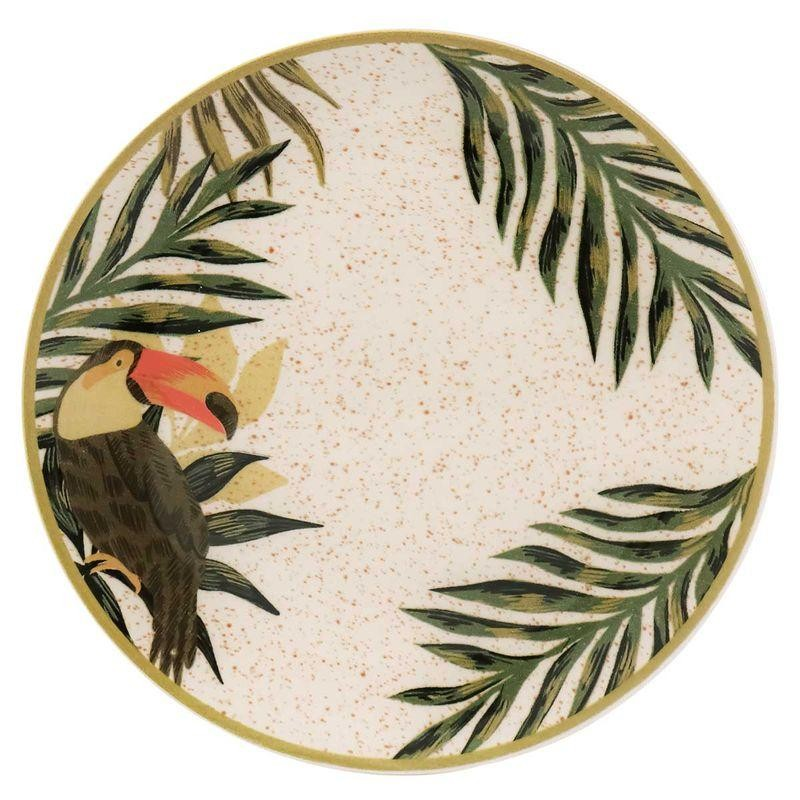 Jogo de 6 Pratos Rasos 26 cm Oxford Unni Tropicano