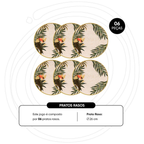 Jogo de 6 Pratos Rasos 26 cm Oxford Unni Tropicano